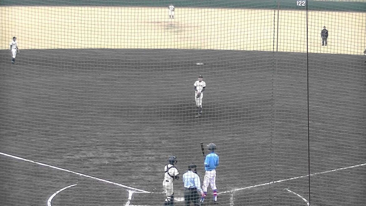 【上尾高校 阿部玄太】2015年12月13日 壮行試合vs北関東選抜 岡崎大輔（花咲徳栄） 第4打席