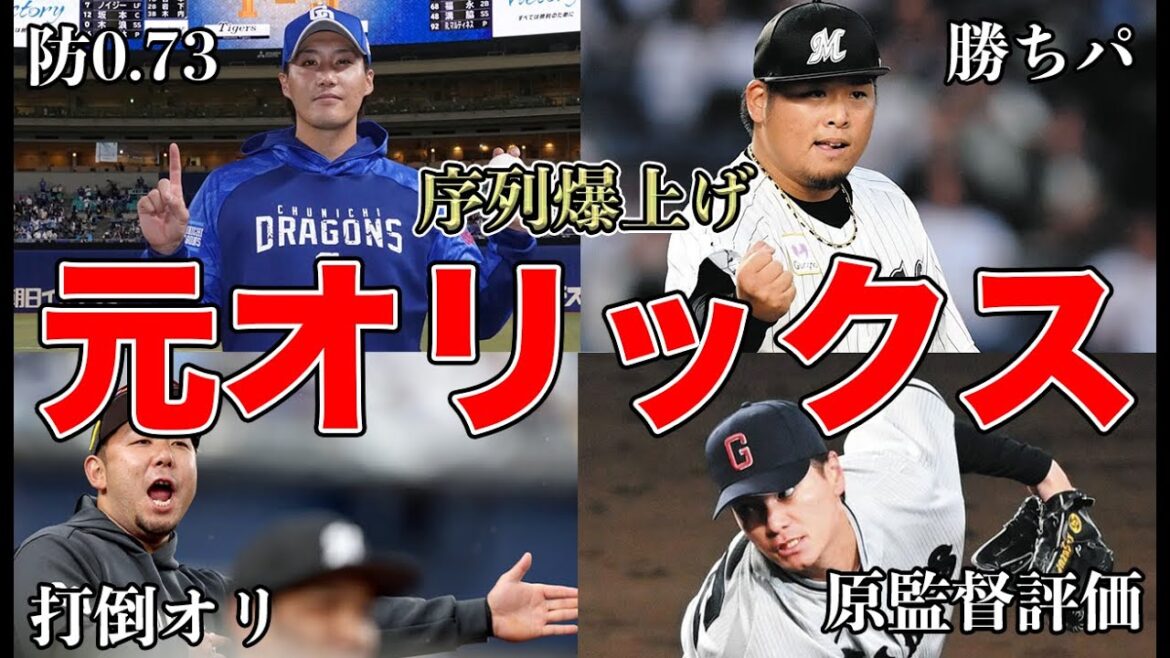 【13名の元同僚】今年他球団に移籍した元オリックス勢の序列爆上げが止まらない!! 花開きつつあるオリックス出身選手の活躍を振り返る【オリックスバファローズ】