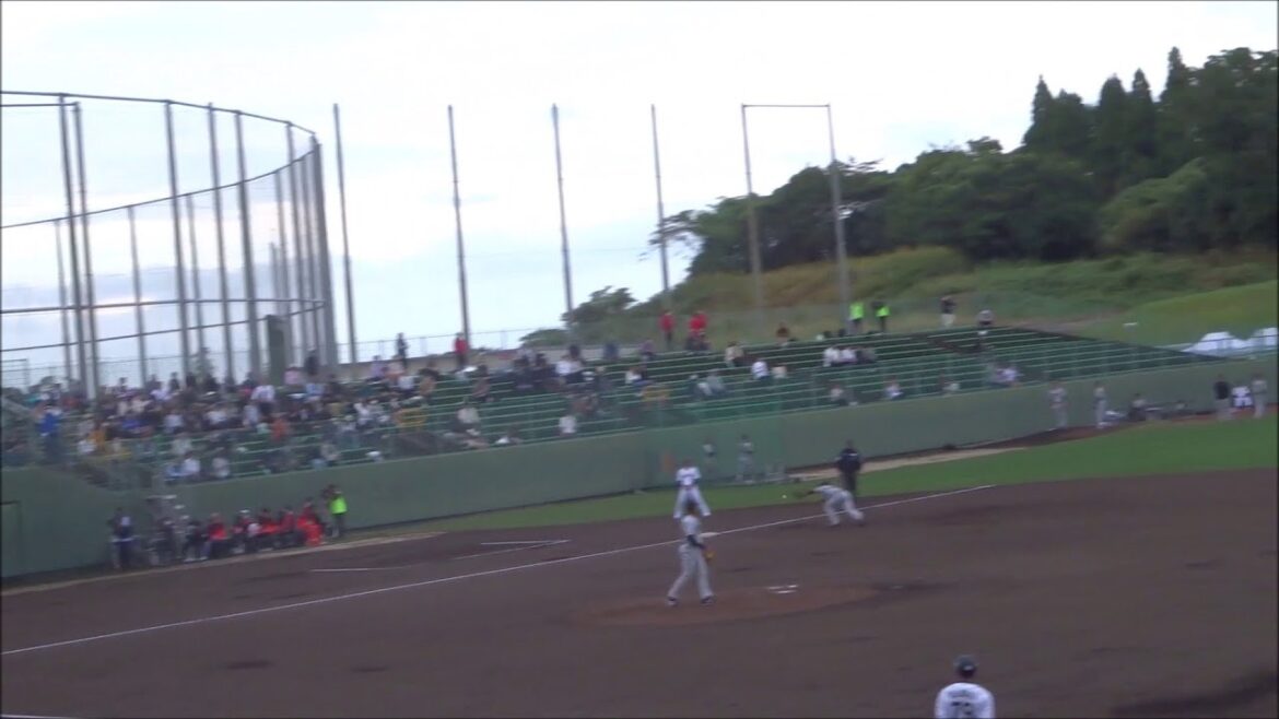 ルシアーノ投手 vs 門脇誠選手・サード＝中山礼都選手のファインプレー！（侍ジャパン宮崎秋季キャンプ2023・読売ジャイアンツとの練習試合）