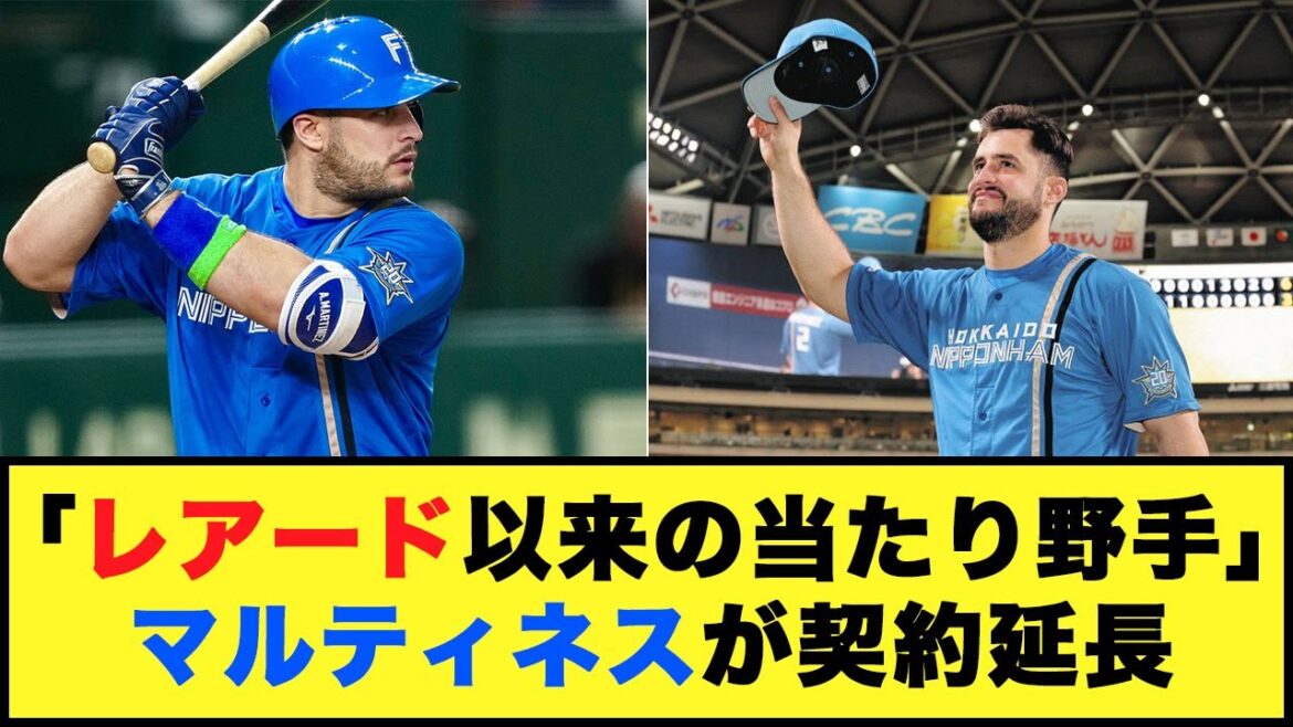 【日本ハム】「レアード以来の当たり野手」マルティネスが契約延長「今季はホームランと打点が自己最多に」【プロ野球反応集】【反応集】#プロ野球 #日本ハムファイターズ #アリエルマルティネス