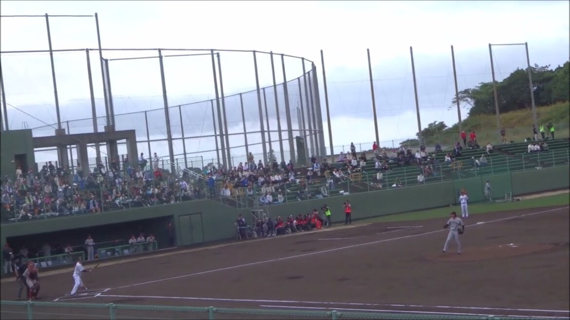 牧秀悟選手の2打席 vs 堀田賢慎 → 直江大輔投手（侍ジャパン宮崎秋季キャンプ2023・読売ジャイアンツとの練習試合）