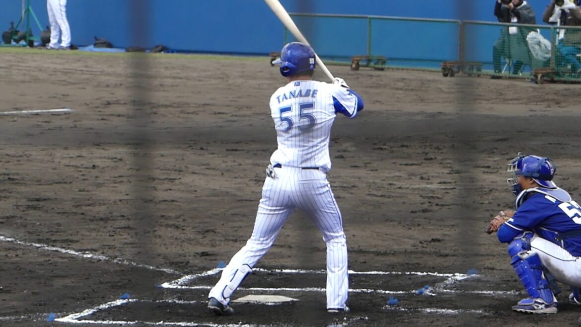 2020年2月17日 ファーム練習試合 横浜DeNA ー 中日 田部選手 第1打席