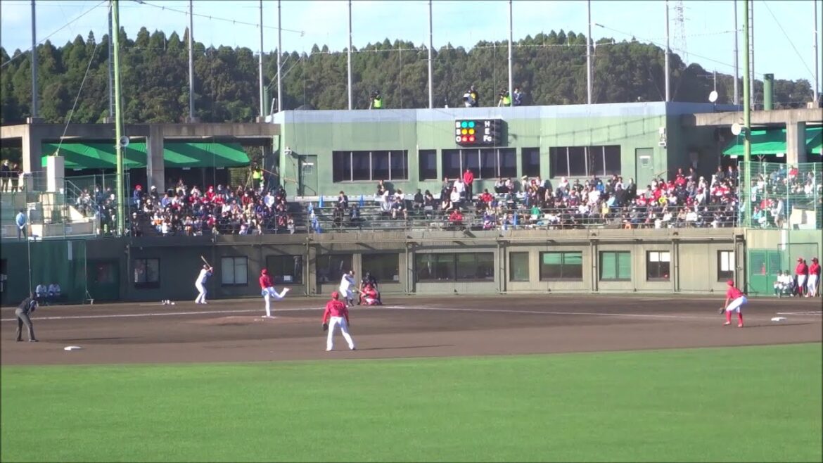 小林樹斗 vs 野口智哉　～侍ジャパン宮崎秋季キャンプ2023 練習試合（vs 広島東洋カープ）～