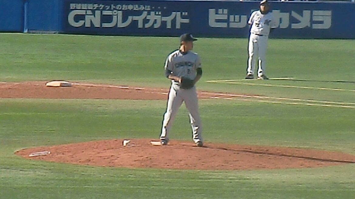 中日ドラゴンズ　福谷浩司投手　OP戦　投球シーン（2015年）