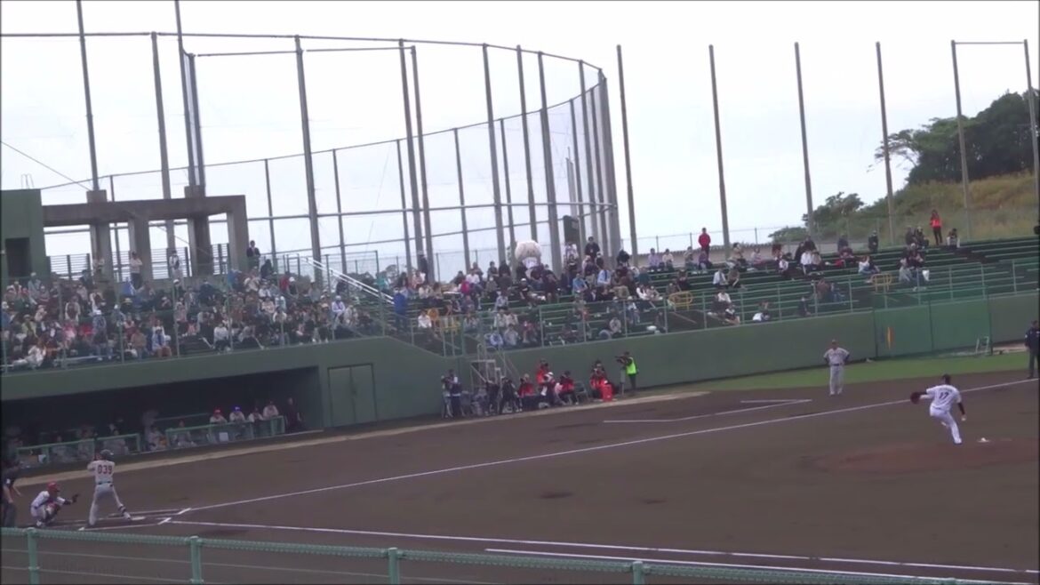 赤星優志投手 vs 立岡宗一郎選手の2打席（侍ジャパン宮崎秋季キャンプ2023・読売ジャイアンツとの練習試合）