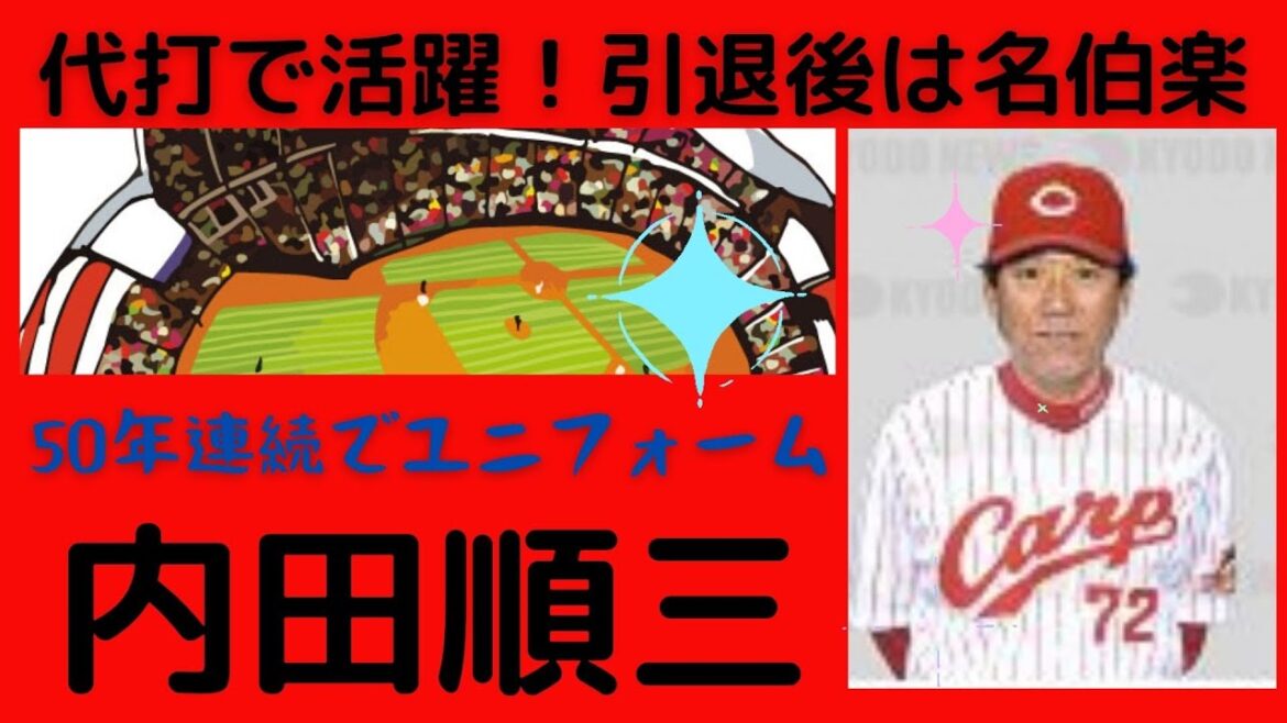 【内田順三氏の半生】カープでは「代打の切り札」として活躍、引退後カープと巨人で37年指導者。50年連続でユニフォームを着た名伯楽。 【内田順三氏の半生】カープでは「代打の切り札」として活躍、引退後カープと巨人で37年指導者。50年連続でユニフォームを着た名伯楽。