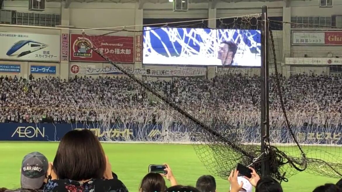 井口資仁　最後の応援歌　井口の場内一周