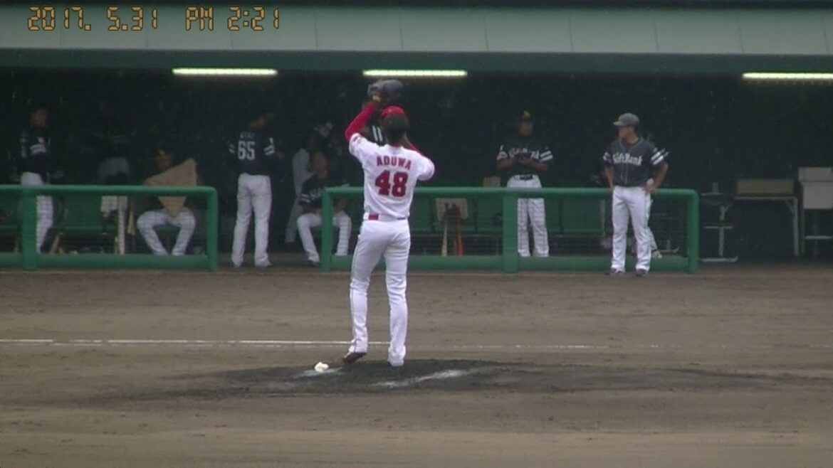 2017_5/31.由宇 ７表 [投手:アドゥワ誠] カープ対ホークス３軍