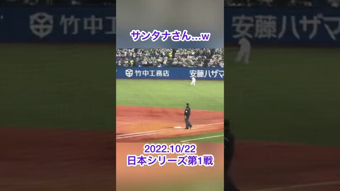 サンタナの守備…ww #shorts #東京ヤクルトスワローズ #サンタナ