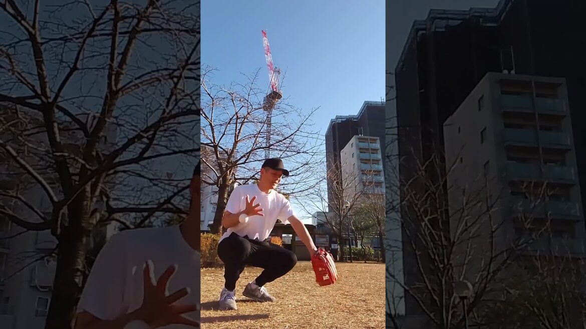 東京に帰って、ひたすらキャッチボールをやって来た！横投げも練習して来た！　＃軟式野球 ＃初心者 #ipselect