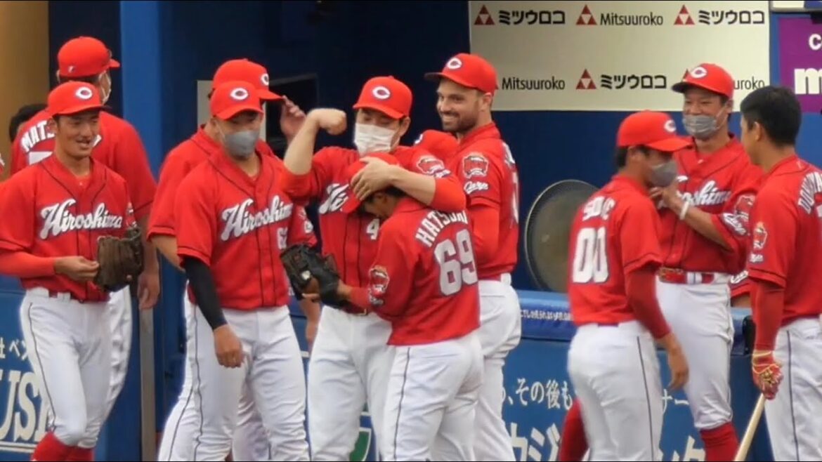 円陣声出しをディスられた？羽月に喝を入れる磯村嘉孝｜広島東洋カープ｜2022年8月20日