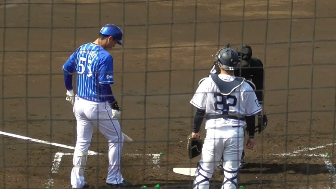 2022年3月 春季教育リーグ 埼玉西武ー横浜DeNA　田部 選手 第2打席