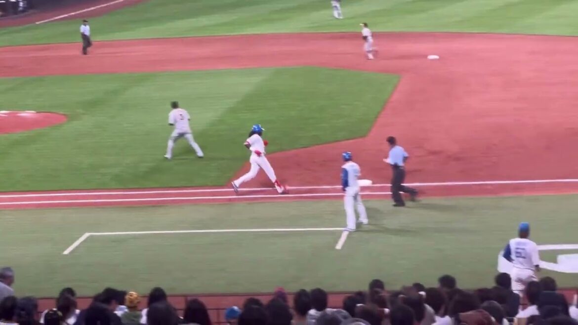 江越大賀が古巣阪神相手に爆裂ホームランを放ち超盛り上がる瞬間‼︎エスコンフィールド北海道交流戦　日ハムvsタイガース