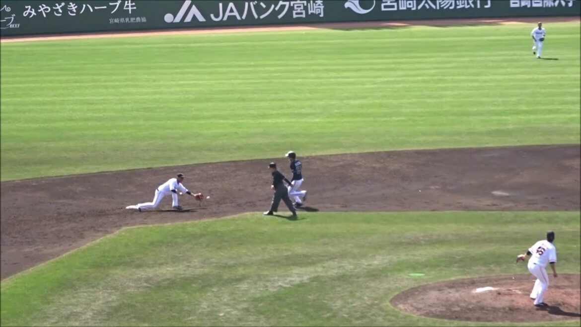 山瀬慎之助捕手の強肩が唸る！！3、4回と連続で盗塁を阻止！！鍬原拓也投手3イニング（1、3、4回）のピッチング vs オリックス・バファローズ打線