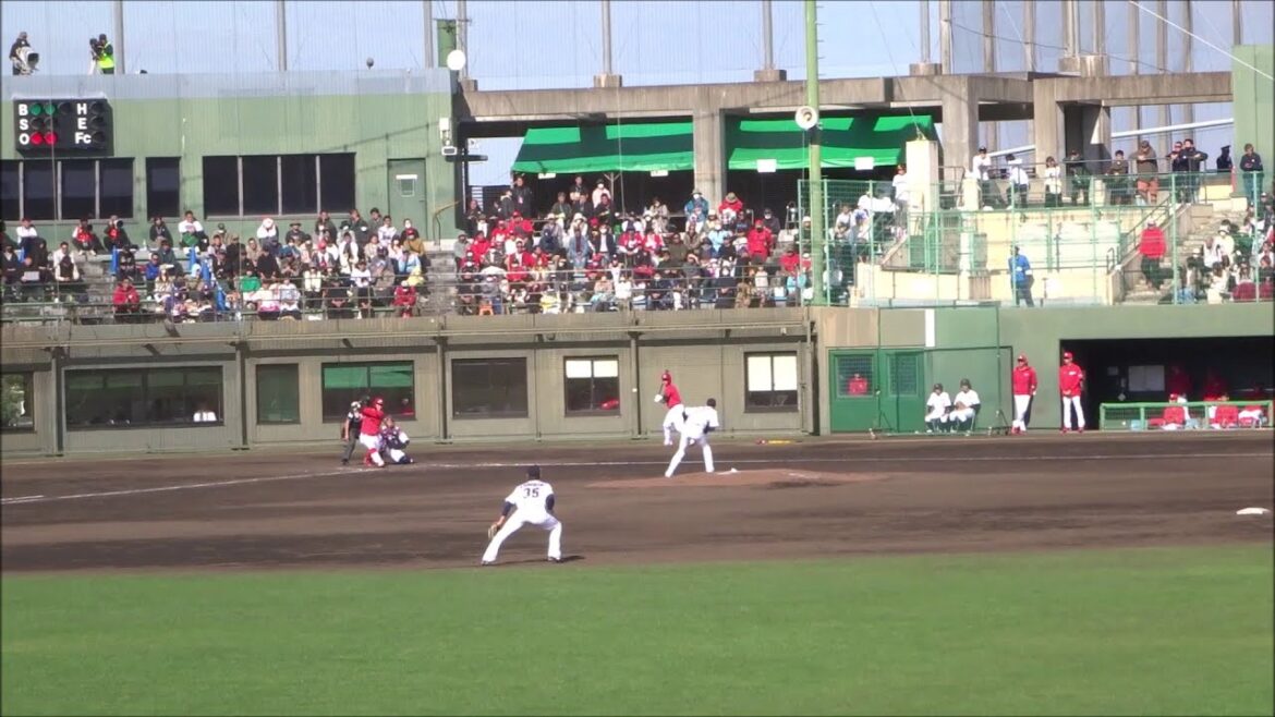 及川雅貴 vs 田村俊介　～侍ジャパン宮崎秋季キャンプ2023 練習試合（vs 広島東洋カープ）～