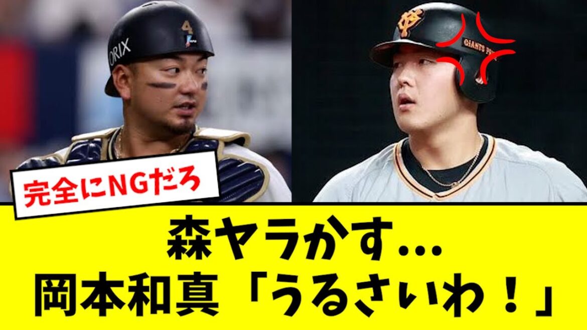 【ヤバイ】岡本和真、森に容姿をイジられブチギレるwwwwww 【ヤバイ】岡本和真、森に容姿をイジられブチギレるwwwwww
