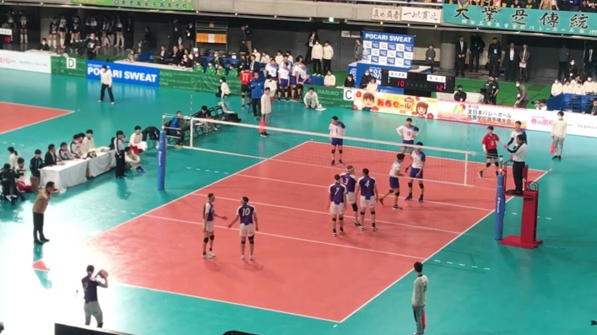 春高バレー2024 高川学園vs岡谷工業　2set