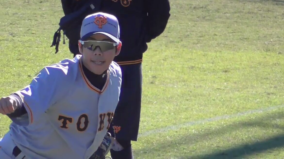 秋季練習20221031松原聖弥