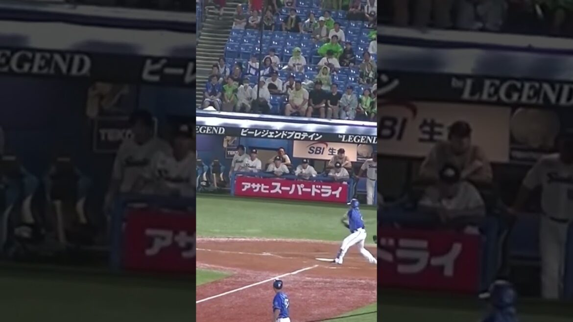 牧秀悟ボテボテ ショートゴロ 武岡龍世の守備＜ヤクルトスワローズ対 横浜DeNAベイスターズ2023年8月15日＞