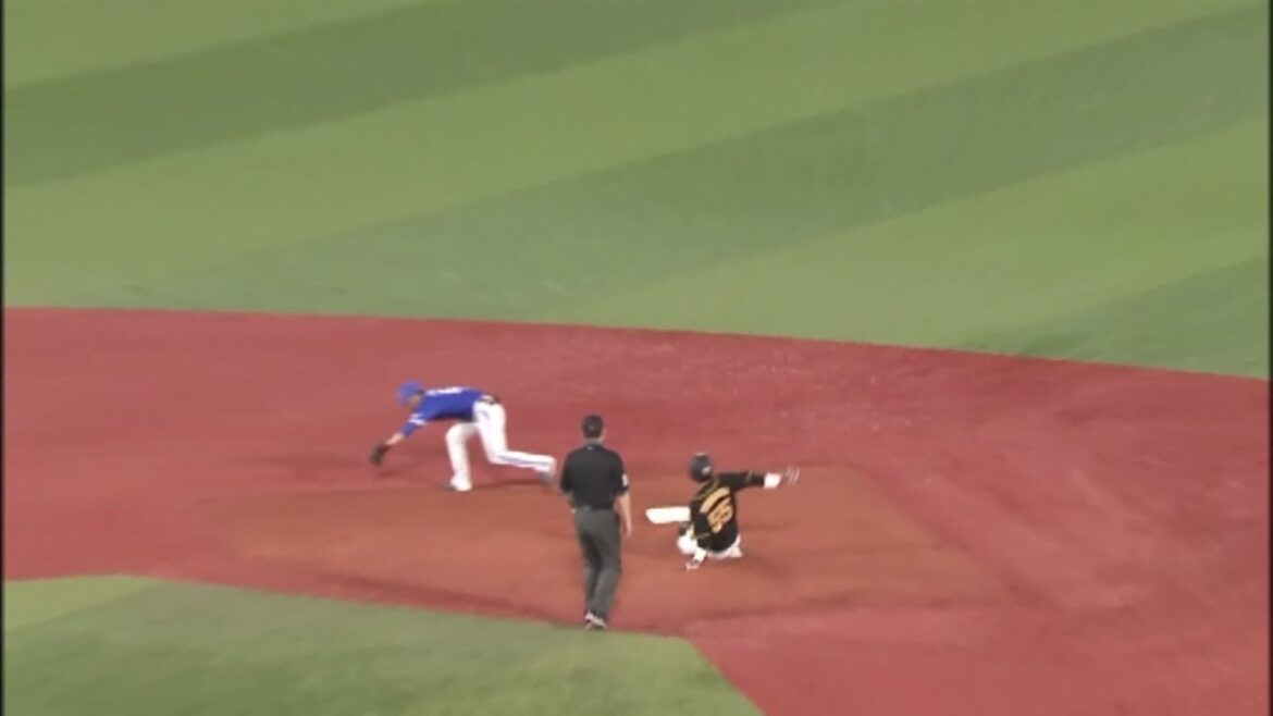 阪神タイガース 陽川尚将 プロ初盗塁 2018/6/27 ＤｅＮＡ vs. 阪神＠横浜スタジアム 9回戦