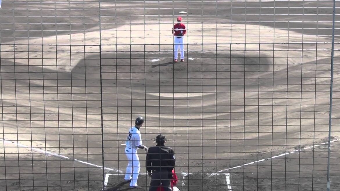 広島カープ 二軍 20150312 1回裏 戸田隆矢