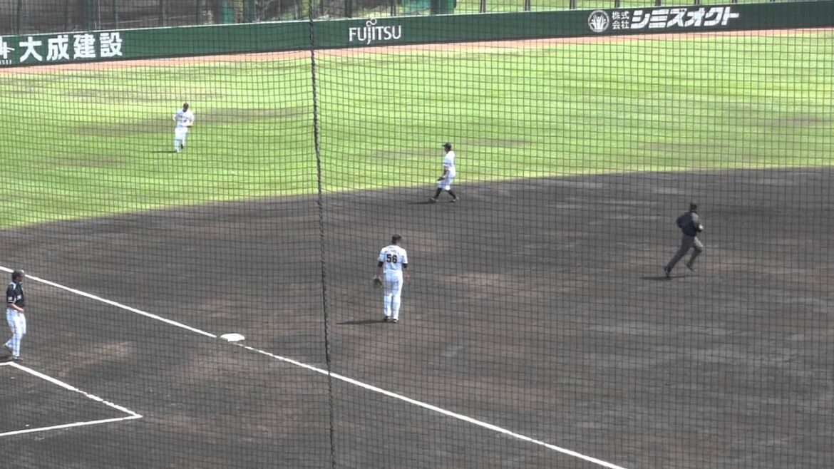 巨人中井大介レフトにも挑戦中！頑張れ中井！