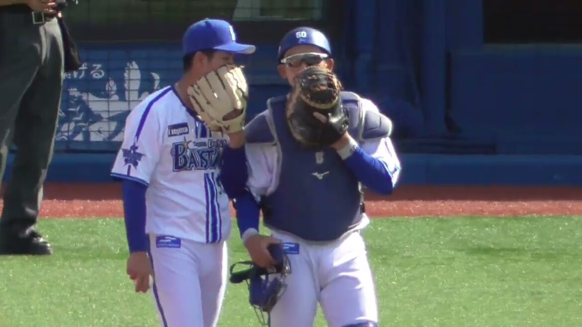 2023年3月11日 オープン戦 横浜DeNA ー 中日 宮城 滝太投手・入場