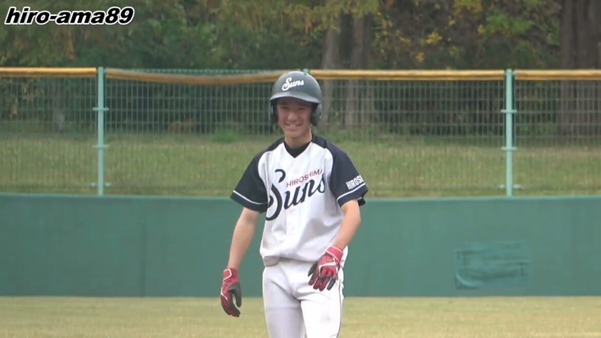 《中学軟式》【高校の人必見】　田村宙幹 遊撃手（広島サンズ）【世代代表選手の一人】《少年軟式新人戦・広島県大会準決勝・決勝》