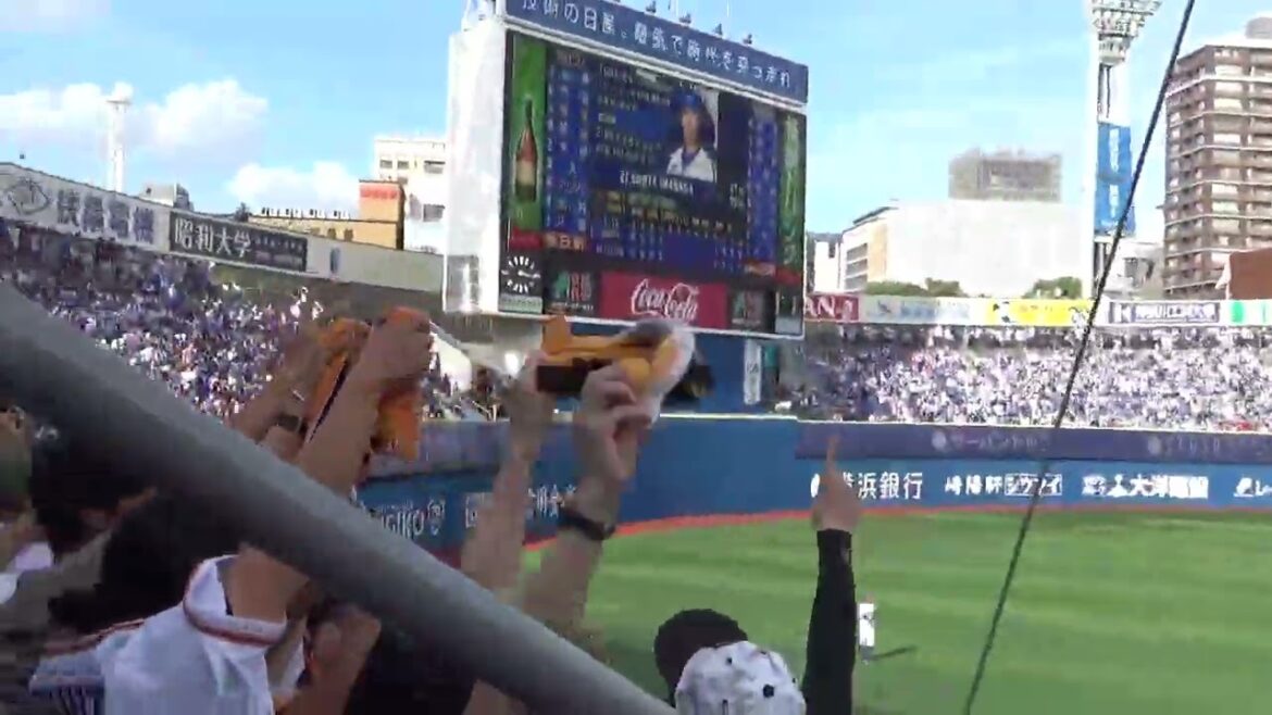 2023年9月24日　DeNA対巨人⑤　5回表　坂本勇人 21号2ランホームランで追加点　同時に通算1000打点達成