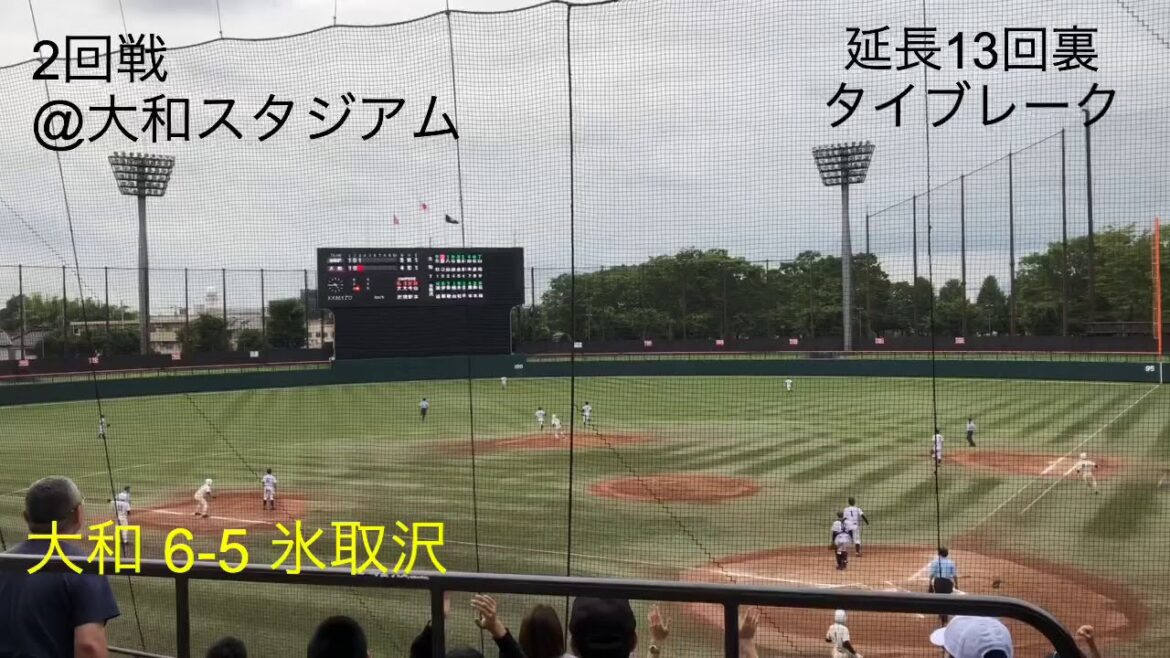 神奈川高校野球2019夏 大和高校 延長サヨナラ勝ち 神奈川高校野球2019夏 大和高校 延長サヨナラ勝ち