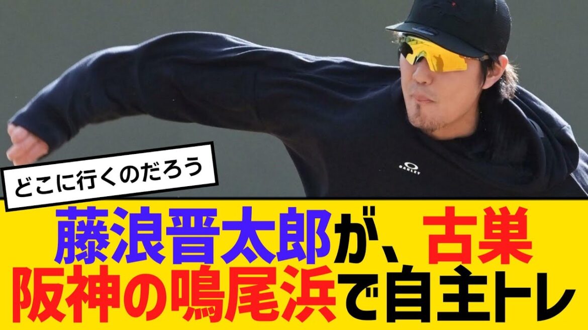 オリオールズからFAの藤浪晋太郎が、古巣・阪神の鳴尾浜で自主トレ【2ch】【5ch】【反応】