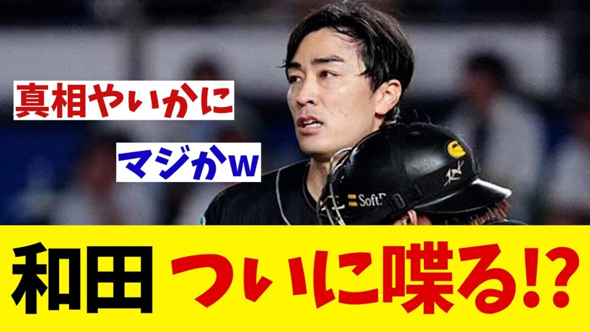 ソフトバンク・和田毅　ついに真相が明かされる！？自主トレ後に取材に応じることに！【野球情報】【2ch 5ch】【なんJ なんG反応】