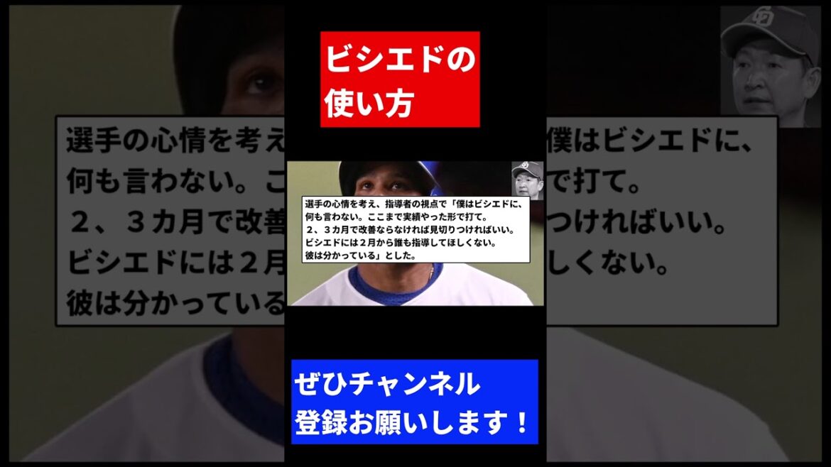 ビシエドの使い方【なんJ反応】【プロ野球反応集】【2chスレ】【1分動画】【5chスレ】