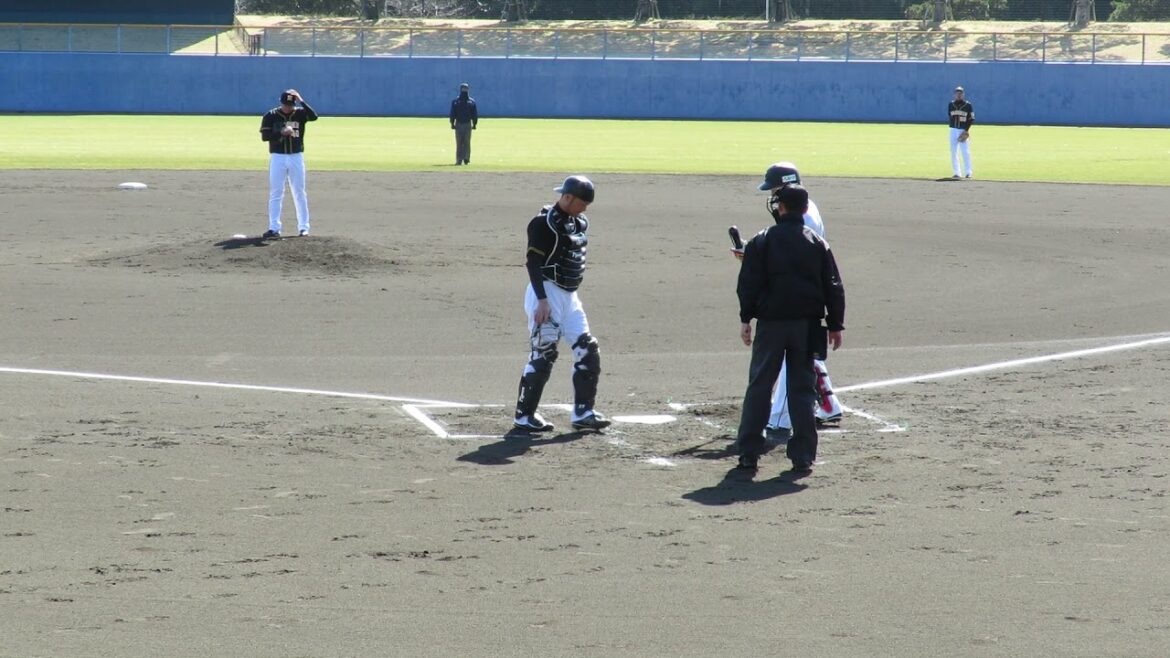 平成30年2月17日vs西武B班　2回裏　福永（春野）