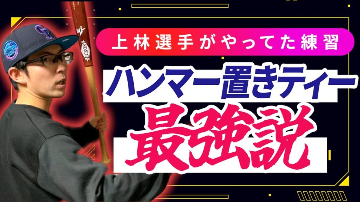 上林誠知選手がやってた練習めちゃくちゃいいから深掘りしてみた【ハンマー置きティー】