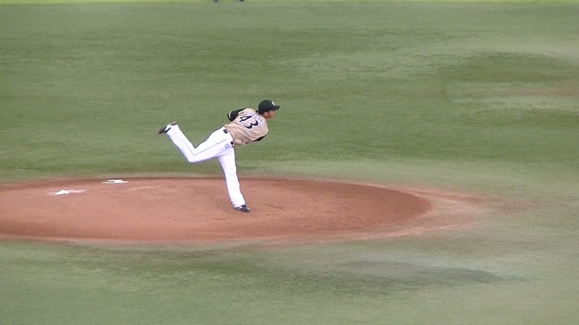 ファイターズ2年目 長谷川 凌汰の投球練習～フォームと球筋 【 イースタン ヤクルトスワローズ 対 日本ハムファイターズ2021年6月27日】