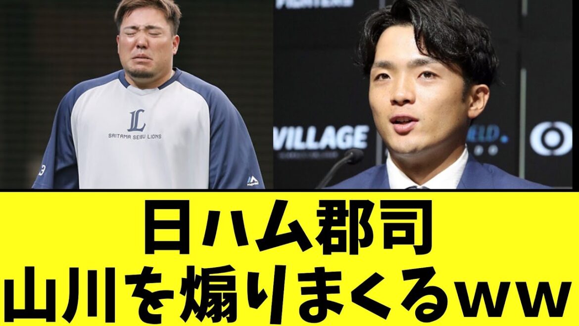 日ハム郡司　山川穂高を煽ってしまうｗｗｗ【2chなんｊ】
