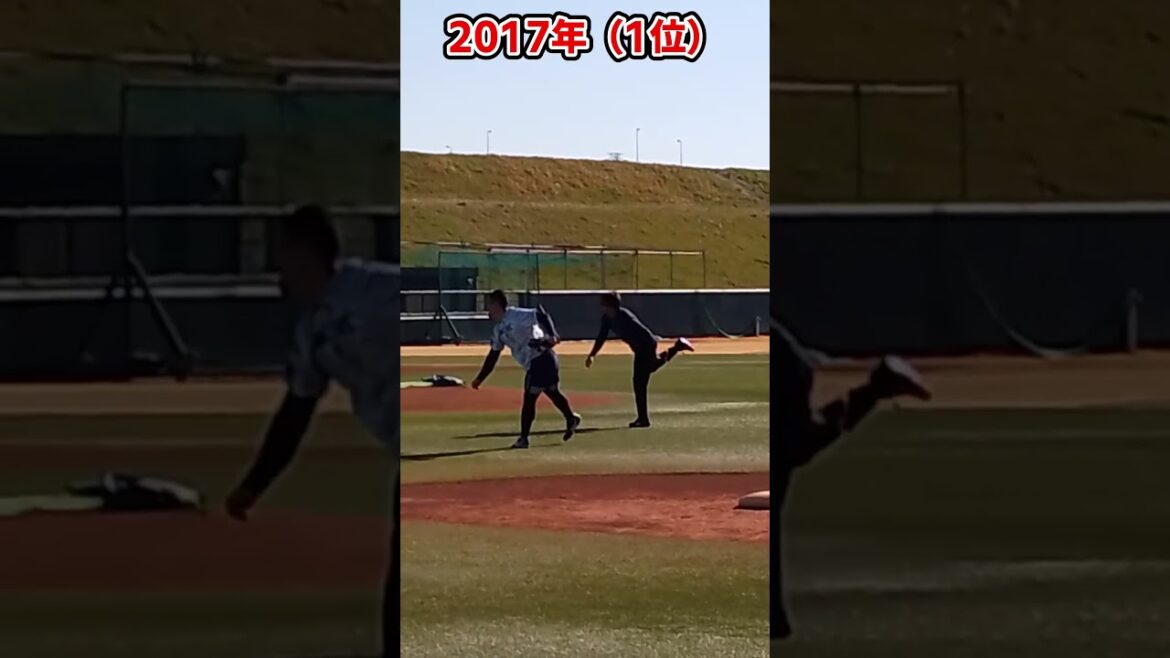 近藤弘樹投手 キャッチボール　2024年新人合同自主トレ＃戸田球場 #野球