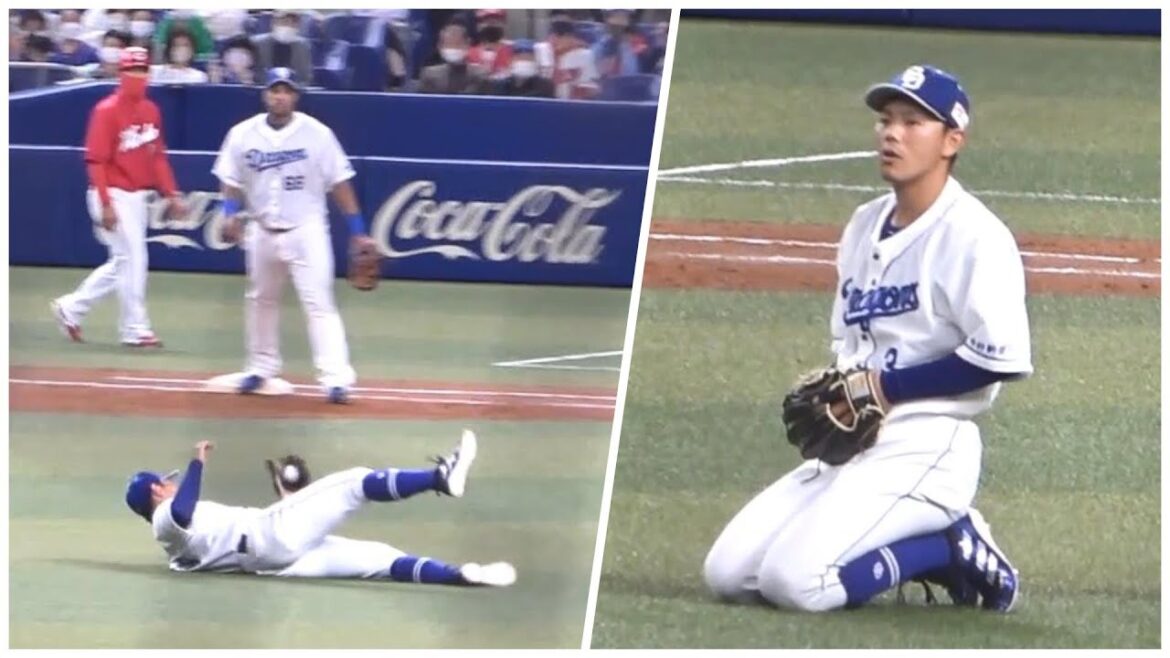 今季1軍初昇格即スタメンの高橋周平がファインプレー！（2022年4月29日）