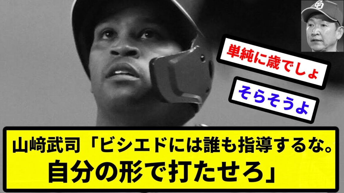 【立浪 唖然】山﨑武司「ビシエドには誰も指導するな。自分の形で打たせろ」【なんJ反応】【プロ野球反応集】【2chスレ】【1分動画】【5chスレ】