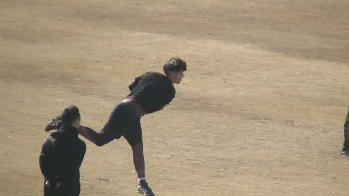 ジャイアンツ木下幹也のキャッチボール【育成合同自主トレ2024年1月13日】