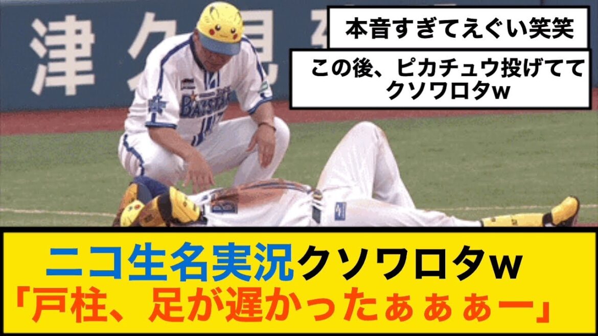 ニコ生名実況「戸柱、足が遅かったぁぁぁー」【横浜DeNaベイスターズ】