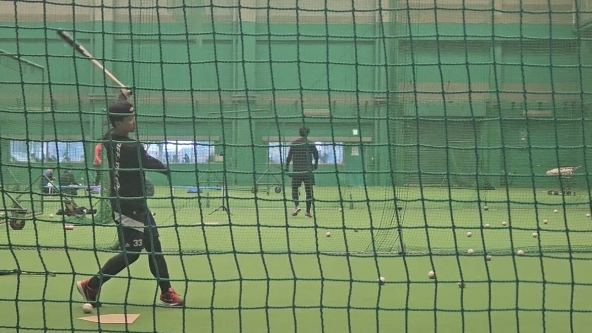 内山壮真 打撃練習 松山自主トレ 2024.1.11