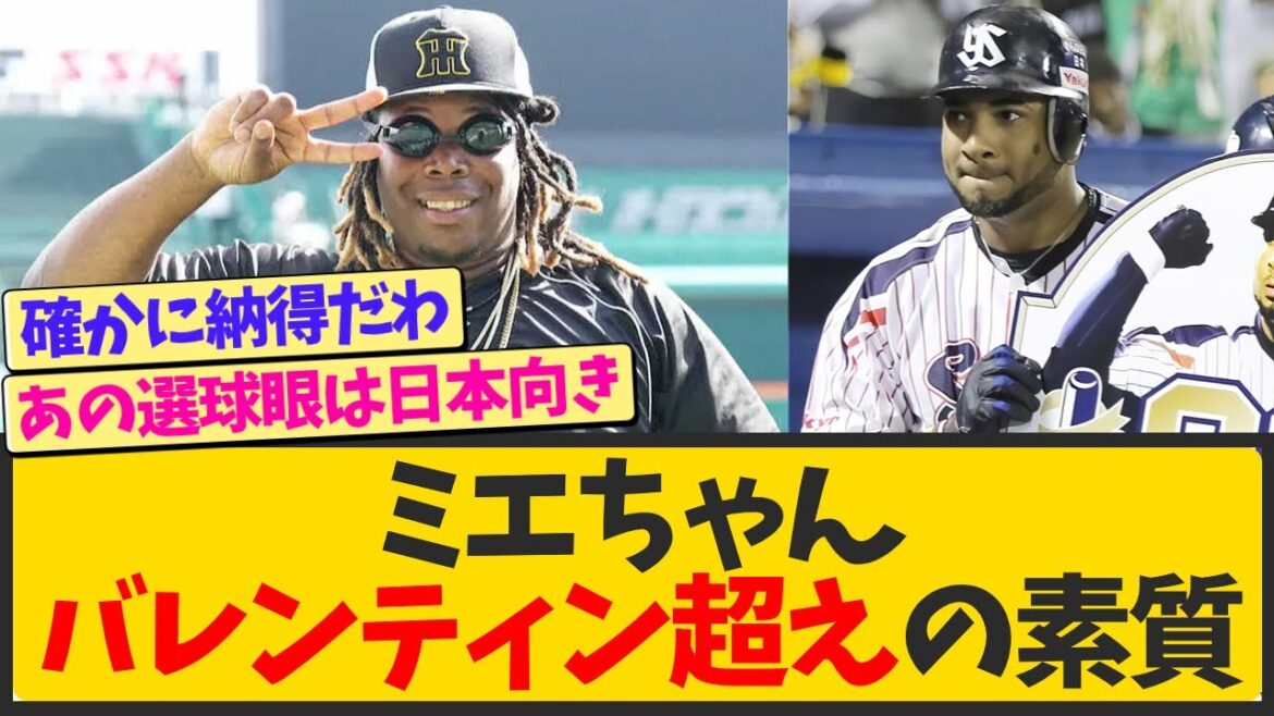 ミエセス、バレンティンよりも素質がありそうwwwww【なんJ反応 まとめ】【2ch 5ch】