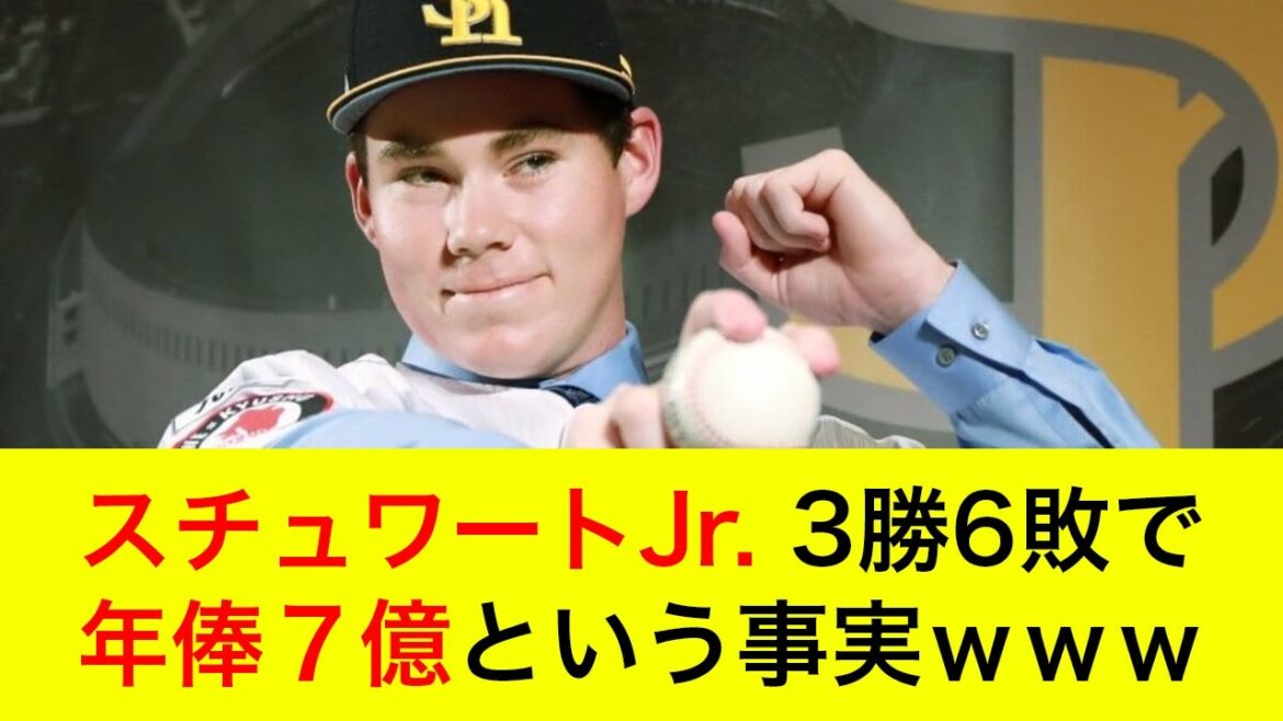 ソフトバンク・スチュワートJr.「3勝6敗 防御率3.38」←これが年俸7億という事実wwwwww【なんG・なんJ】【2ch反応まとめ】 ソフトバンク・スチュワートJr.「3勝6敗 防御率3.38」←これが年俸7億という事実wwwwww【なんG・なんJ】【2ch反応まとめ】