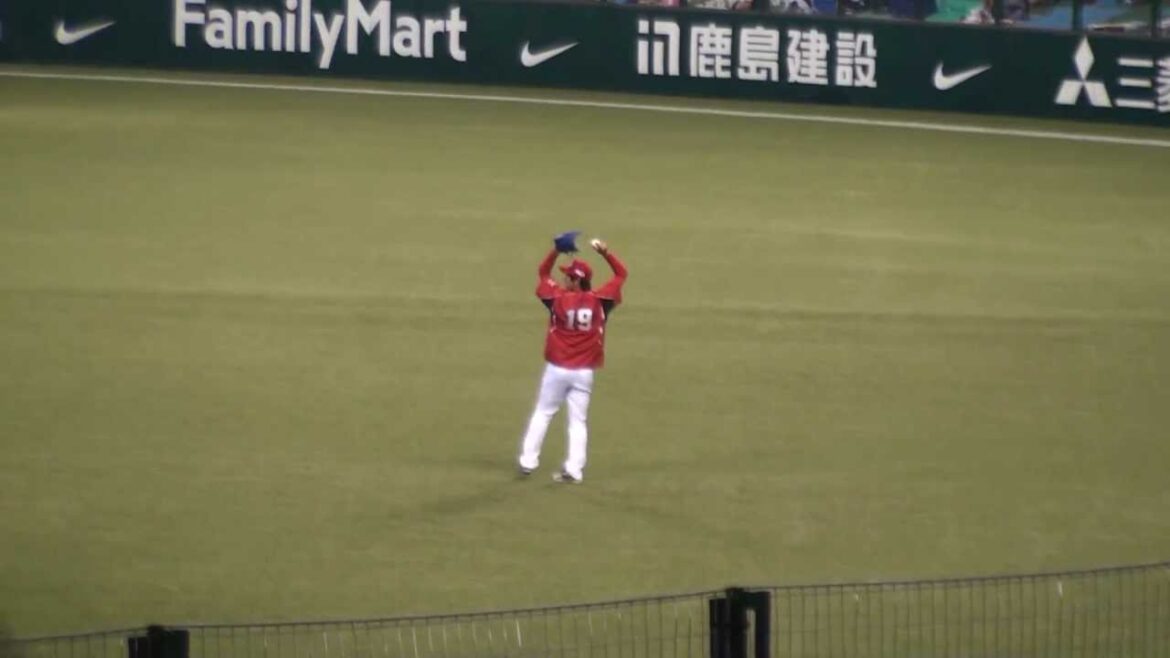 2013.5/23 西武ドーム 広島東洋カープ 野村祐輔#19 キャッチボール【交流戦】