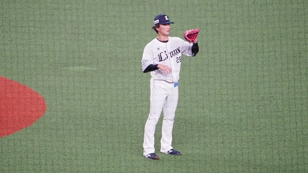 2023.04.30 埼玉西武-東北楽天(ベルーナドーム) 森脇亮介 投球シーン