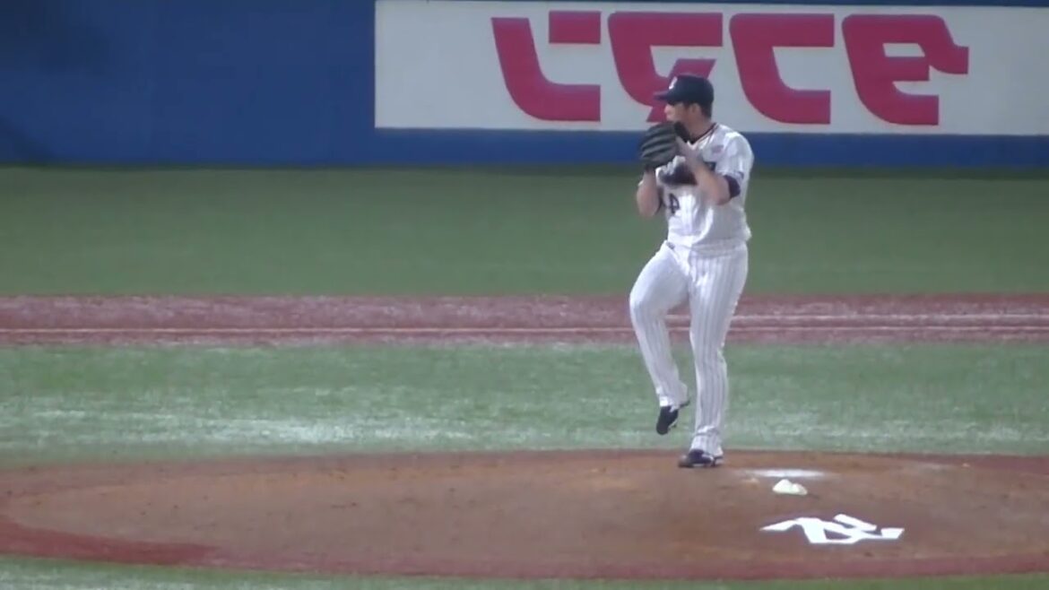 【左右反転】スワローズ大西広樹が左投手だったら 2021年7月6日