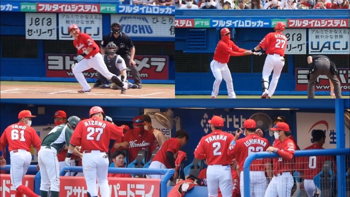 2試合連続ホームランを放つ會澤翼｜広島東洋カープ｜2022年6月19日