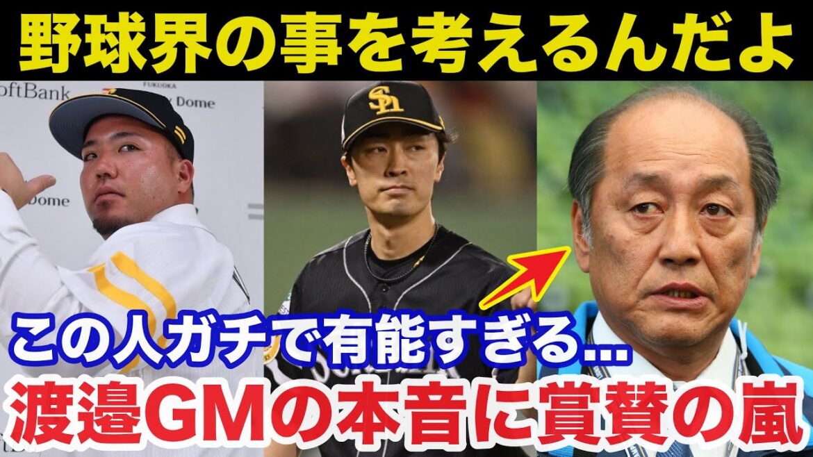 ソフトバンク山川穂高移籍と人的補償の和田毅に放った西武.渡邉GMの本音に一同賞賛の嵐【プロ野球】 ソフトバンク山川穂高移籍と人的補償の和田毅に放った西武.渡邉GMの本音に一同賞賛の嵐【プロ野球】